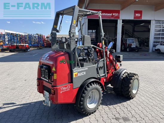 Minicargadora - Weidemann - 1160e mit 350h, klappdach, straßenzulassung