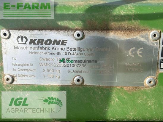 Henificador - Krone - swadro ts 680