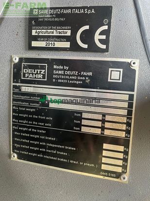 Tractor agrícola - Deutz-Fahr - agrotron m 610 premium