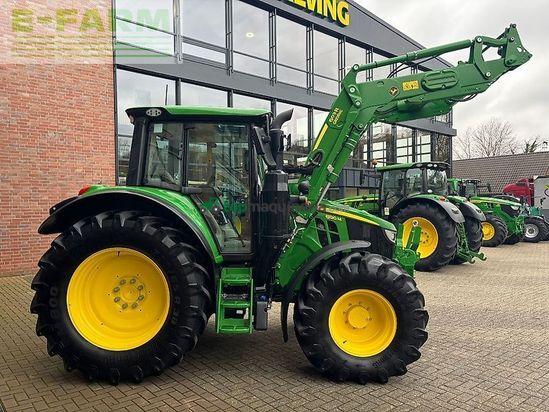 Tractor agrícola - John Deere - 6120m inkl. john deere 603r