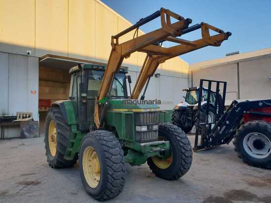Tractor agrícola - John Deere - 7710 con pala