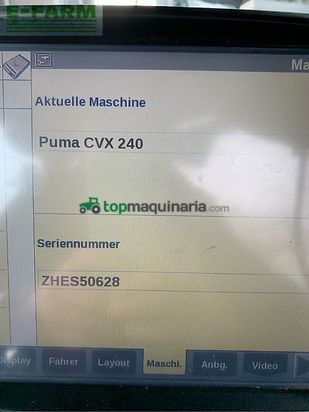 Tractor agrícola - New Holland - puma cvx 240 CVX