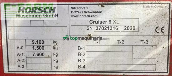 Cultivador - Horsch - cruiser 6 xl