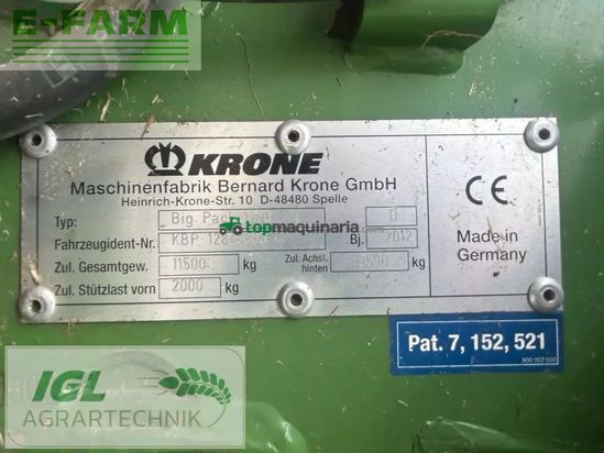 Empacadora gigant - Krone - big pack 1270 xc mulitbale