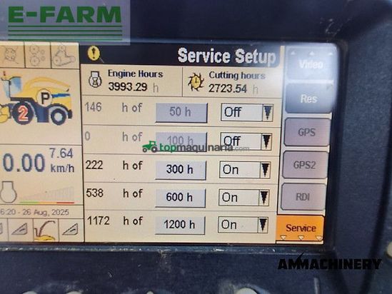 Cosechadora de Cereal - New Holland - fr9060 including kemper 375 plus