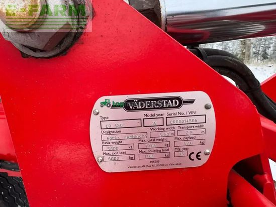 Grada rotativa - Väderstad - carrier 650