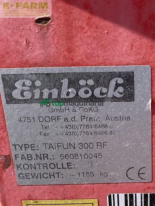 Cultivador - Einböck - taifun 300 rf
