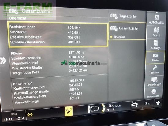 Cosechadora de Cereal - Claas - mähdrescher lexion 8700tt