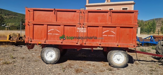 Remolqu agrícola - Remolque Gascon 9000kg tipo galera 