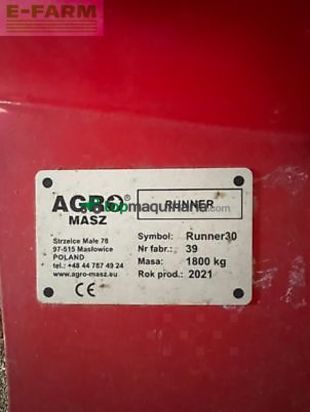 Cultivador - Agro-Masz - runner 30