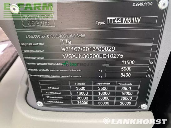 Tractor agrícola - Deutz-Fahr - 6170 powershift