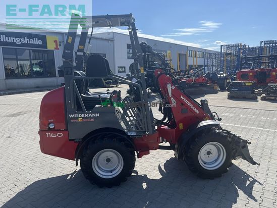 Minicargadora - Weidemann - 1160 mit klappdach unter 2,0m, euro aufnahme