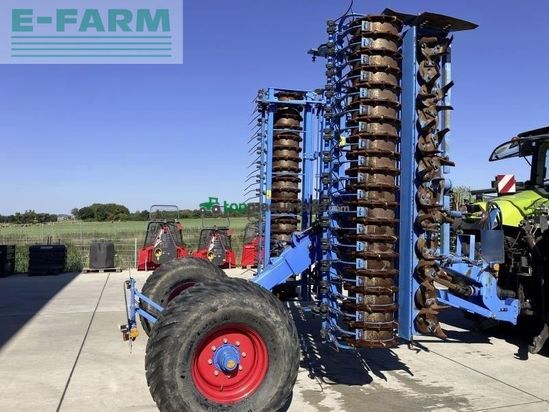 Grada de disco - Lemken - zirkon 12 mit fahrwerk