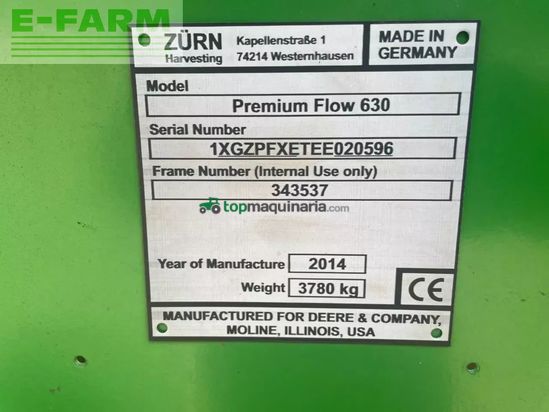 Cosechadora de Cereal - John Deere - t670i, 4 wd