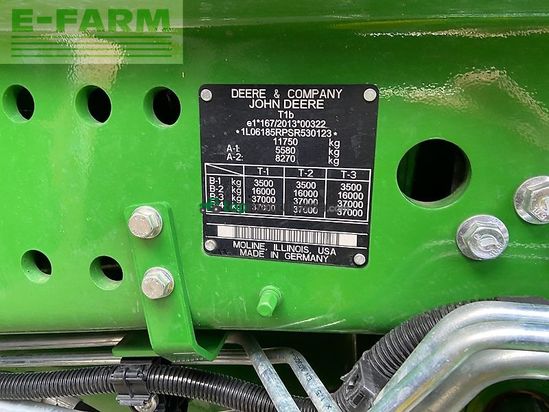 Tractor agrícola - John Deere - 6r185 *garantieverlängerung*