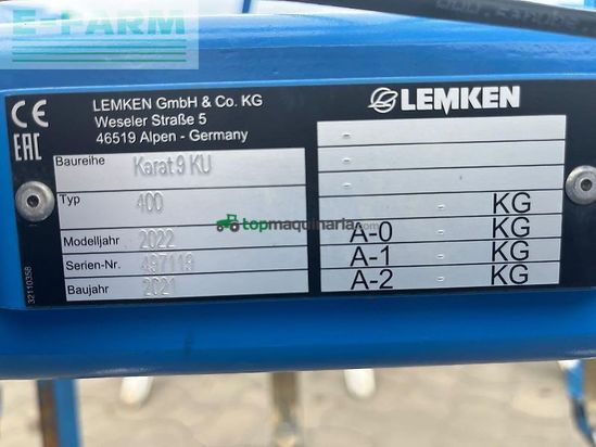 Cultivador - Lemken - karat 9 u