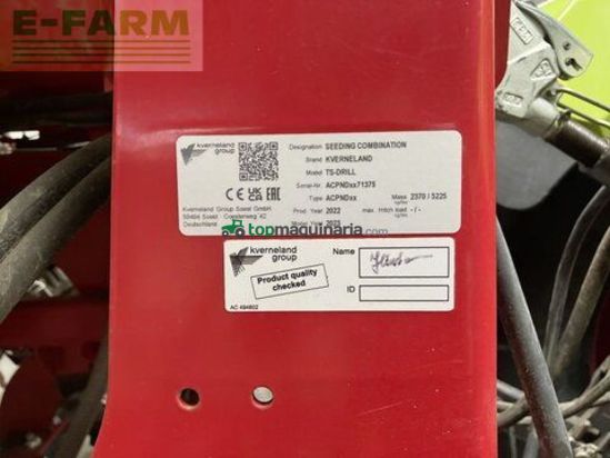 Sembradora - Kverneland - ts drill