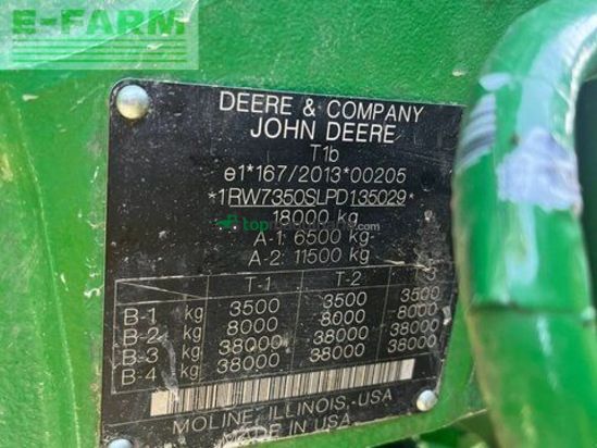 Tractor agrícola - John Deere - 7r 350