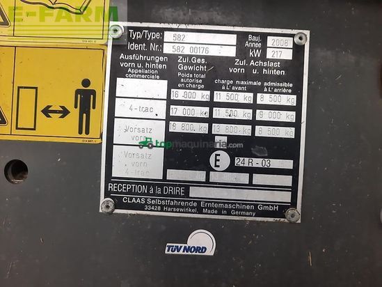 Cosechadora de Cereal - Claas - lexion 530 montana