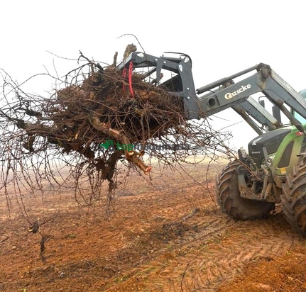 Horca hidráulica desensiladora para tractor y telescópica