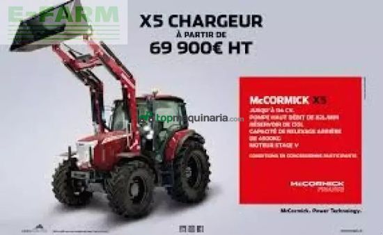 Tractor agrícola - McCormick - x5-100 stage v neuf