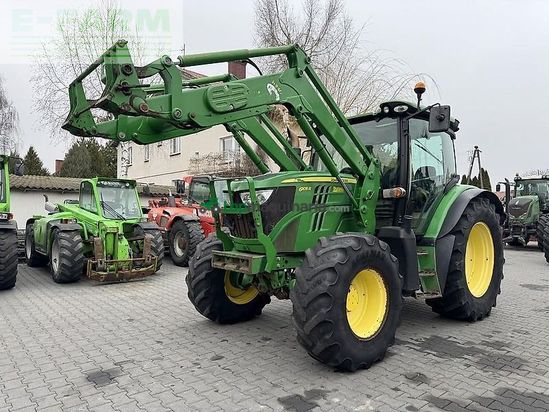 Tractor agrícola - John Deere - 6105r + jd h340