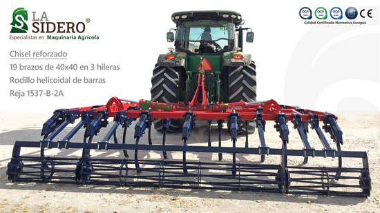 Chisel Reforzado de 19 brazos 40 X 40  La Sidero