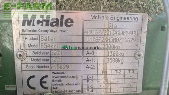 Empacadora gigant - McHale - f 5400 c
