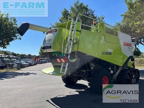 Cosechadora de Cereal - Claas - lexion 750 terra trac