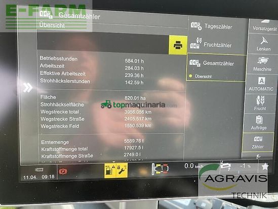 Cosechadora de Cereal - Claas - trion 730