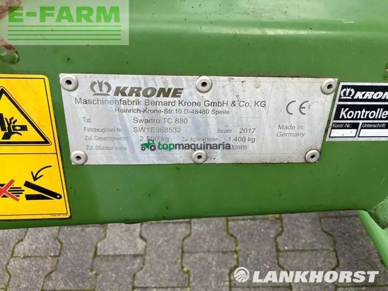 Rastrillo - Krone - tc 880