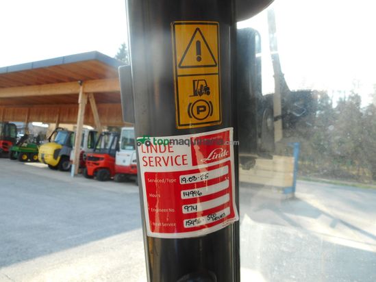 Elevadora - Linde - h30d-02 evo triplex 4,65m + ss + kabine