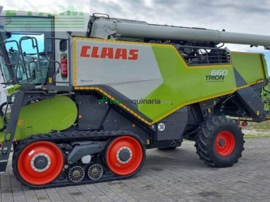Cosechadora de Cereal - Claas - trion 660 terra trac