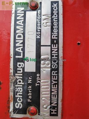 Arado - Niemeyer - stoppelploeg ns 2000 180