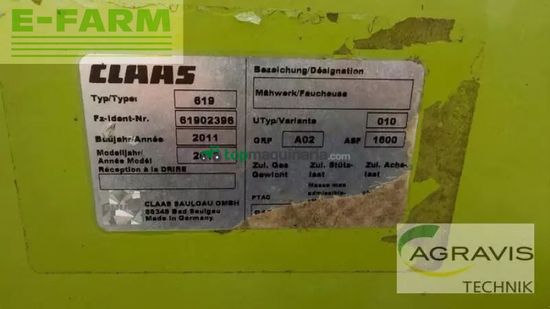 Cortacésped manual - Claas - disco 3500 contour