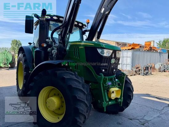 Tractor agrícola - John Deere - 6215r autopower + quicke q7m - fkh fzw
