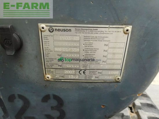 Excavadora - Wacker Neuson - 1903 rd 1.944 kg ( service neu )