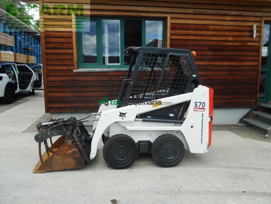 Minicargadora - Bobcat - s70 ( 1.270kg ) mit greiferschaufel