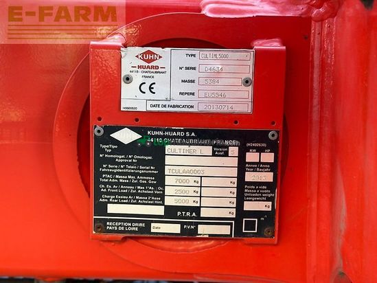 Cultivador - Kuhn - cultimer 5000