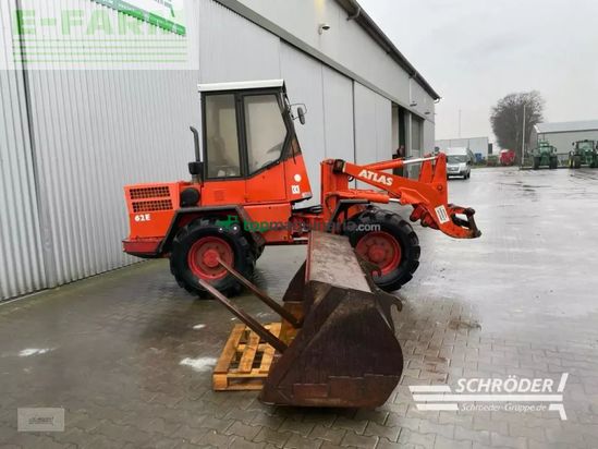 Minicargadora - Atlas - ar 62 e + schaufel + palettengabel
