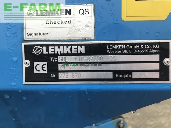 Sembradora - Lemken - solitair 8/300 + zirkon 10/300