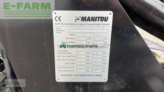 Telescopica - Manitou - mla 2-25 h