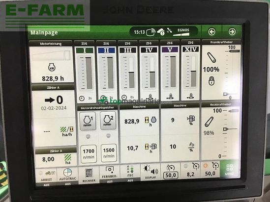 Cabezal - John Deere - traktor 7r330