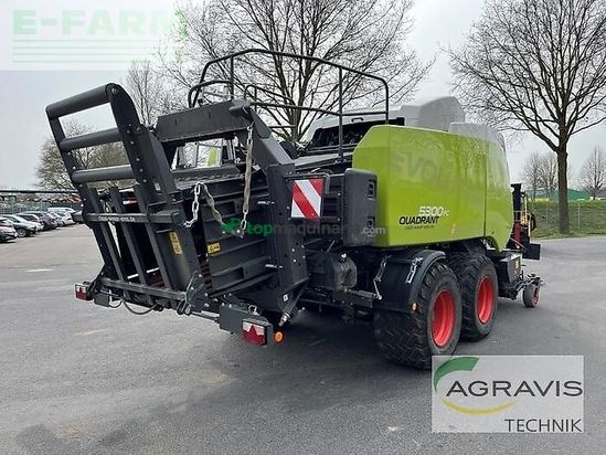 Empacadora gigant - Claas - quadrant 5300 evolution fc tandem