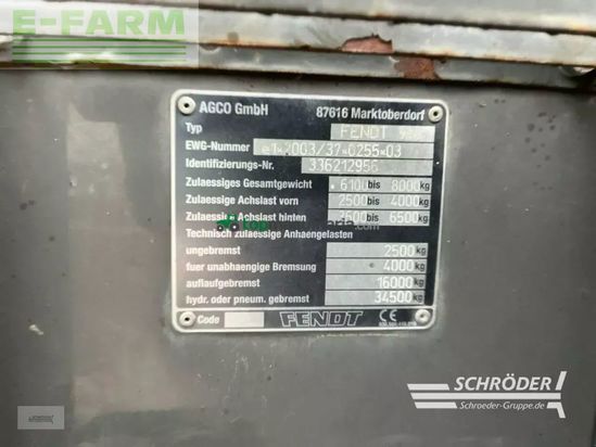 Tractor agrícola - Fendt - 309 vario tms