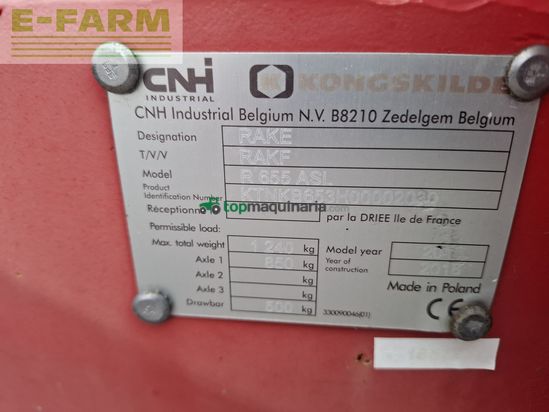 Henificador - Kongskilde - jf stoll r655 asl