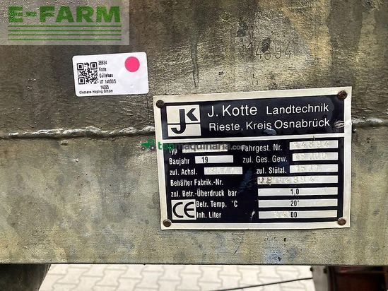 Cuba de purin - Kotte - vt 14000/5