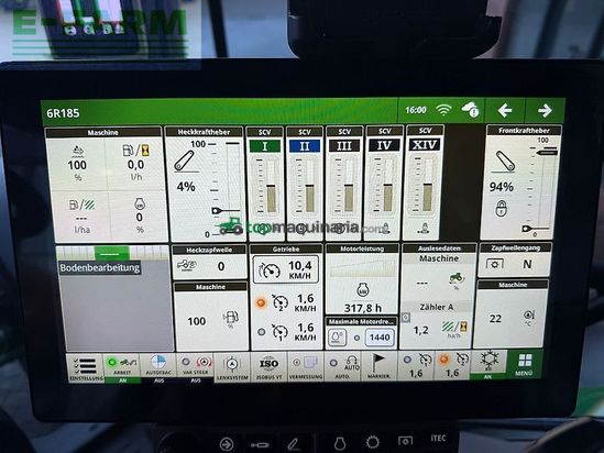 Tractor agrícola - John Deere - 6r185