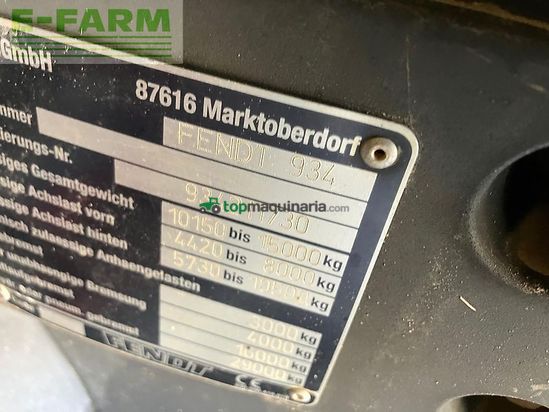 Tractor agrícola - Fendt - 936 com3