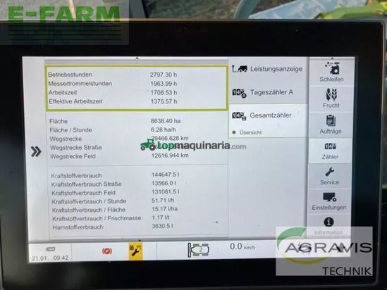 Cosechadora de Cereal - Claas - jaguar 960